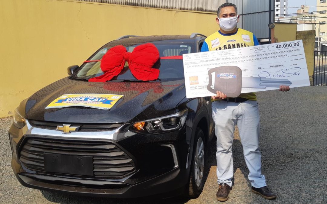 Motorista de Hortolândia ganha sozinho uma Tracker + R$ 40 mil no Vida Cap