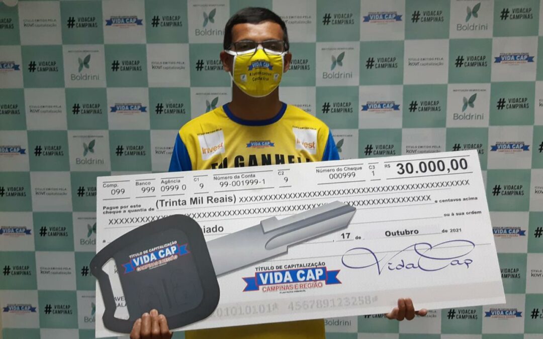 Morador de Amparo divide um Honda Civic mais 30 mil reais no Vida Cap Campinas