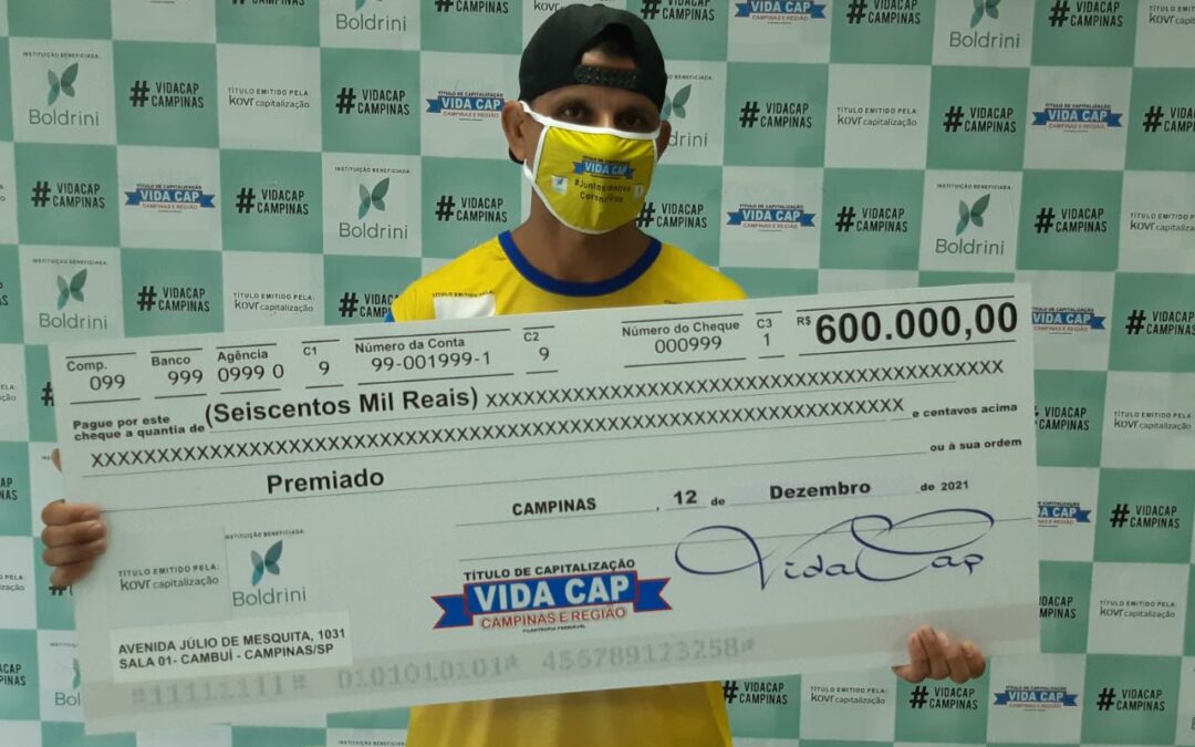 Morador de Campinas divide prêmio de 600 mil e vai realizar sonho da sua mãe