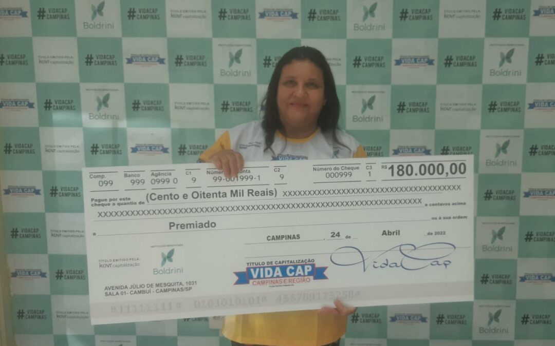 Moradora de Campinas ganha sozinha 180 mil reais e vai quitar as contas e reformar a casa