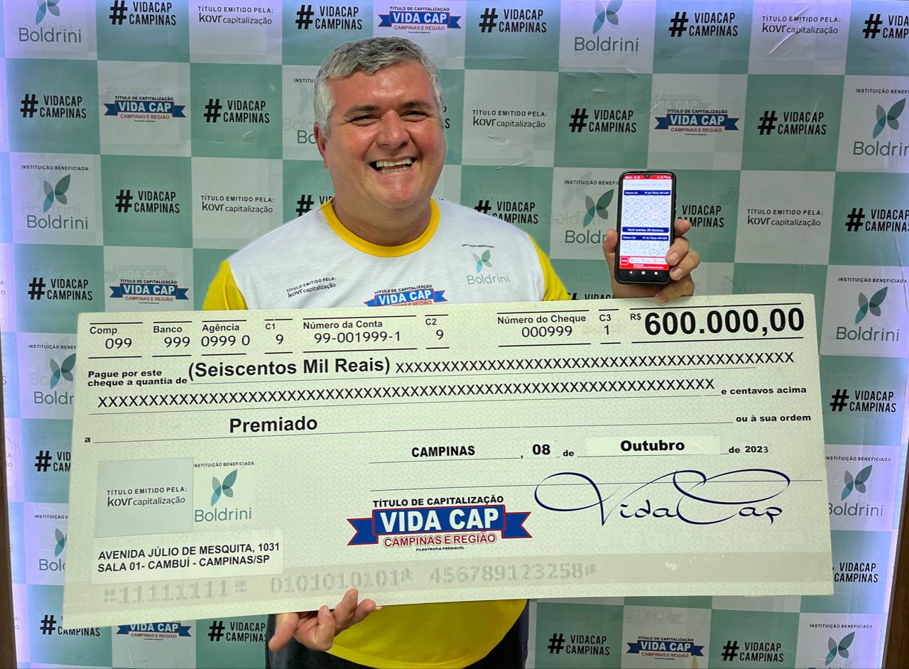 Morador de Tuiuti ganha sozinho o prêmio de 600 mil reais do Vida Cap