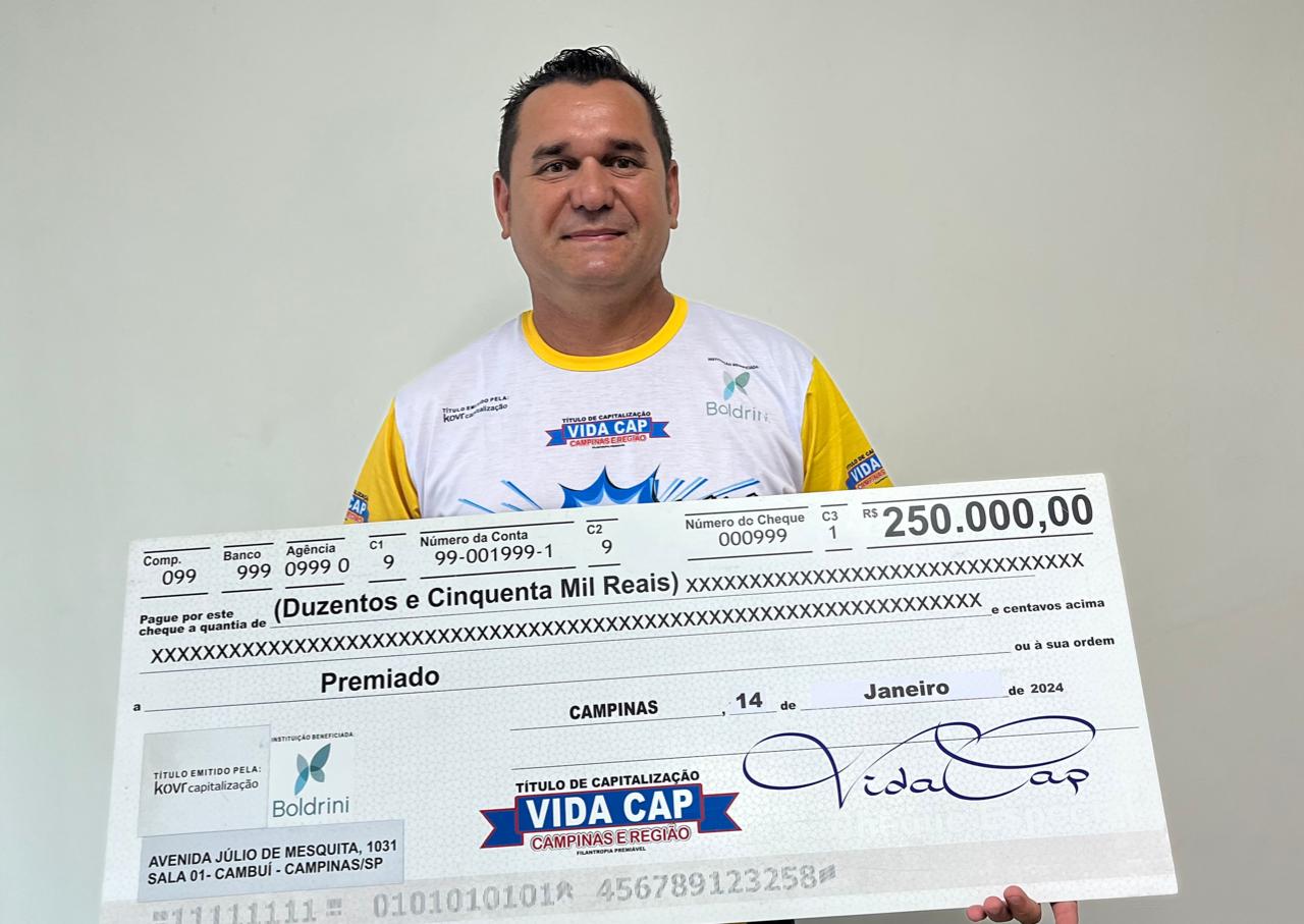 Motorista de Sumaré divide prêmio de 250 mil reais e vai realizar o sonho da casa própria.