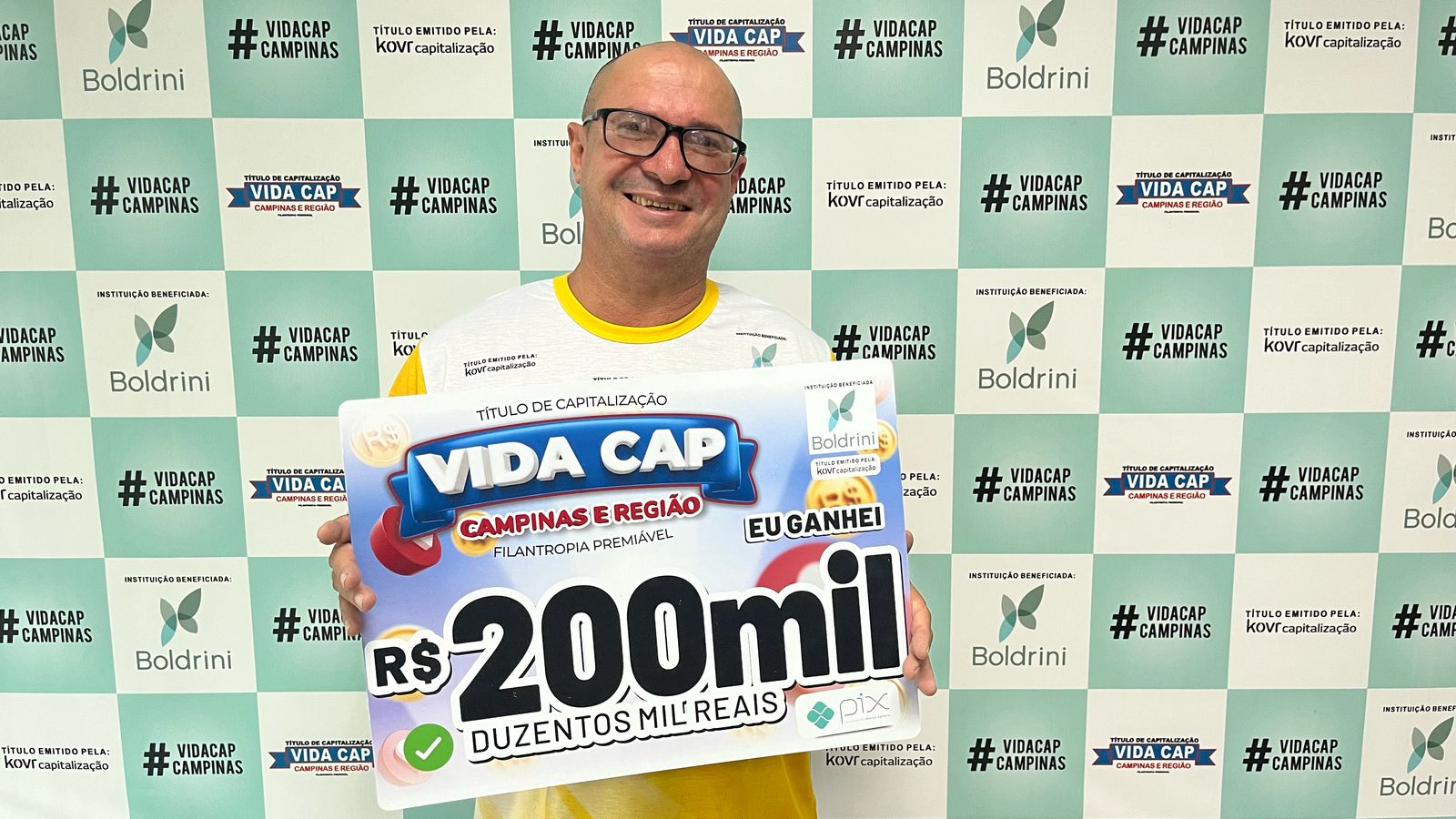 Desempregado de Paulínia ganha 200 mil reais no quarto sorteio e sua vida será transformada